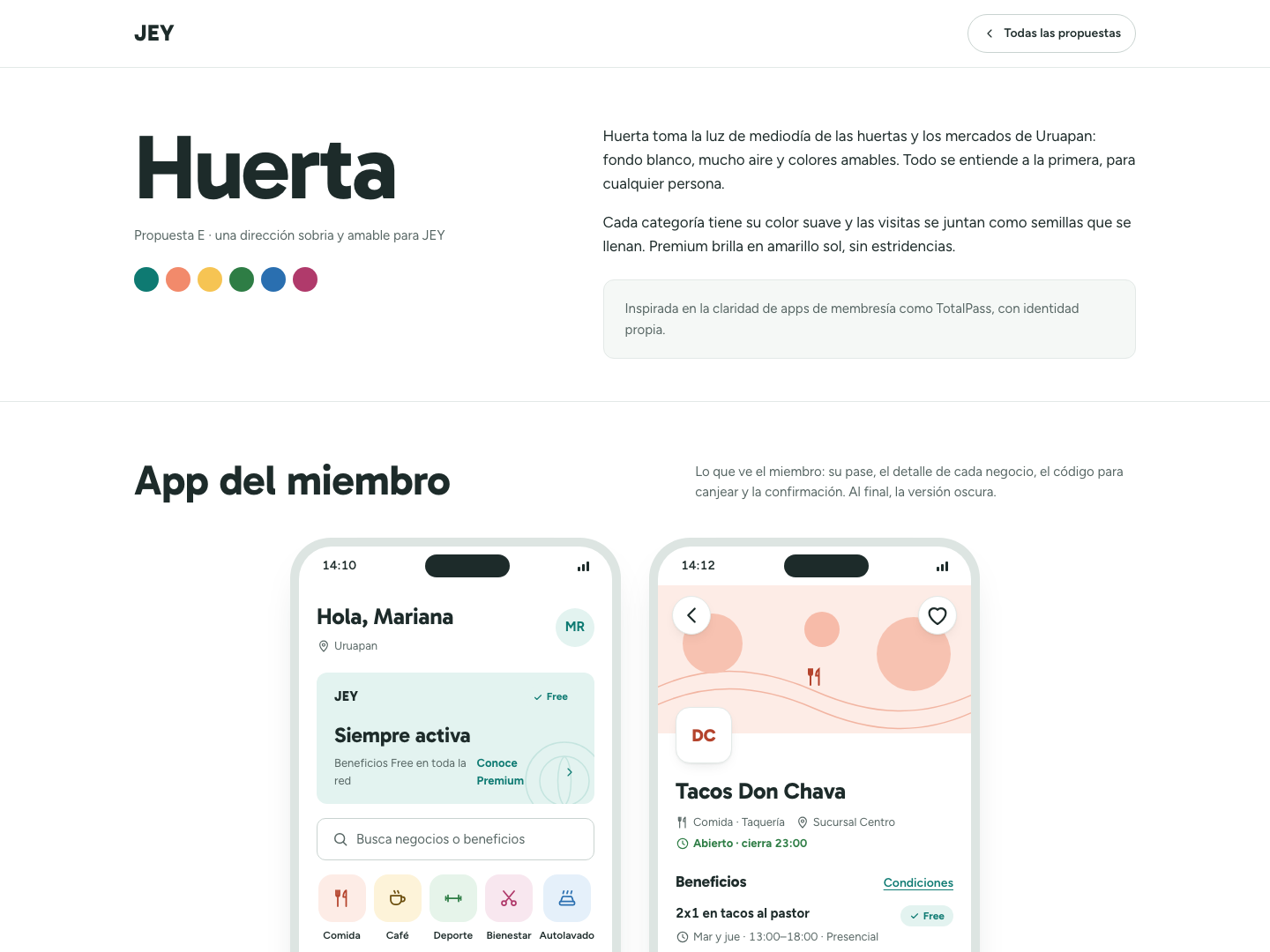 Vista previa de la propuesta Huerta